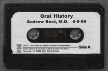 Oral History Interview with Dr. Andrew Best June 9, 1999